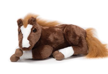 Carstens Sorrel Horse Large Plush Stuffed Animal 18"