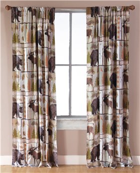 Vintage Lodge drapes