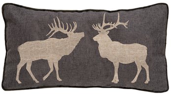 Two Elk Pillow 14"x26"