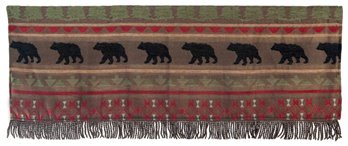 Carstens Bear Country Rustic Cabin Valance