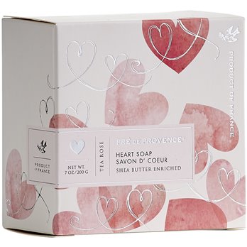 Pre de Provence Heart Soap Tea Rose Gift Box - 200G