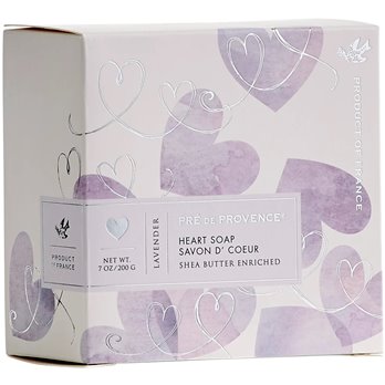 Pre de Provence Heart Soap Lavender Gift Box - 200G