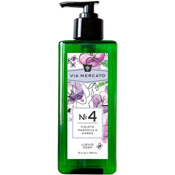Via Mercato Liquid Hand Soap No 4. Violets Magnolia & Amber - 355 ML