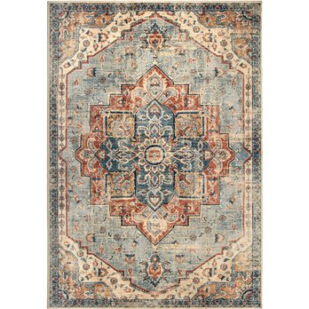 King Fisher Pale Blue 9' x 13' Rug