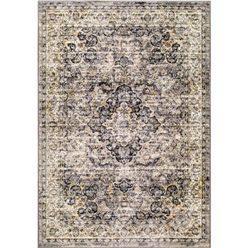 Kelly Distressed Grey Rug (6'7" X 9'6")