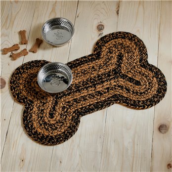 Black &amp; Tan Indoor/Outdoor Medium Bone Rug 15x23