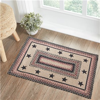 Colonial Star Jute Rug Rect 24x36