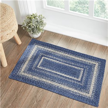 Great Falls Blue Jute Rug Rect 24x36