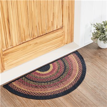 Heritage Farms Jute Rug Half Circle 16.5x33