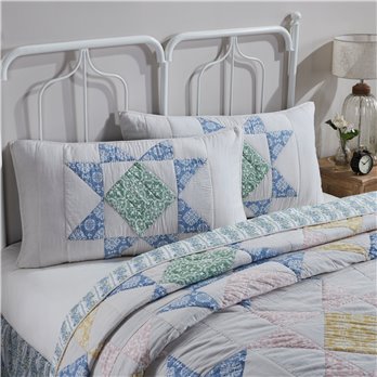 Jolie Ruffled Standard Pillow Case Set of 2 21x26+4 VHC Brands