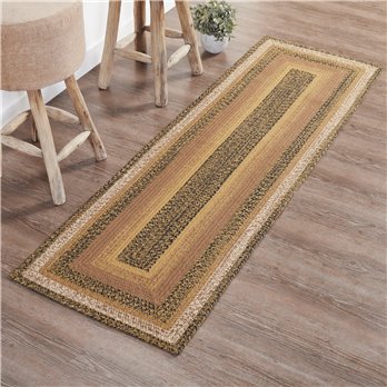 Kettle Grove Jute Rug/Runner Rect w/ Pad 24x78