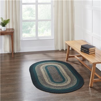 Pine Grove Jute Rug Oval w/ Pad 36x60