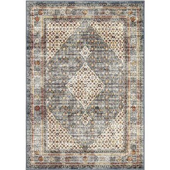 Excalibur Distressed Blue Rug (7'10"x10'10")