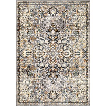 Faremen Distressed Grey Rug (5'3"x7'6")