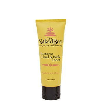 Naked Bee Vanilla, Rose & Honey Purse Size Hand & Body Lotion 2.25 oz