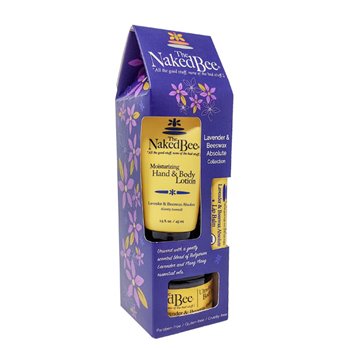 Naked Bee Lavender & Beeswax Absolute Gift Collection Trio
