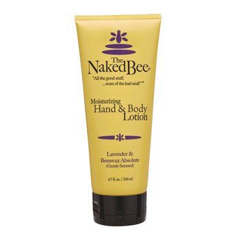 Naked Bee Lavender & Beeswax Absolute Hand & Body Lotion 6.7 oz