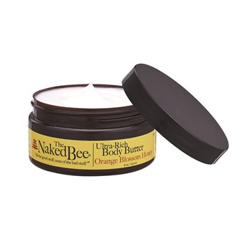 Naked Bee Orange Blossom Honey Ultra-Rich Body Butter 8 oz