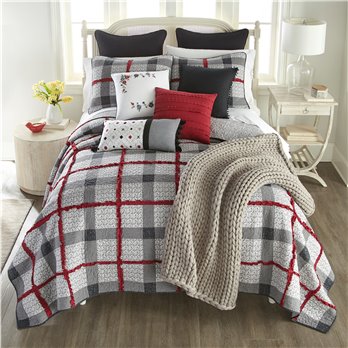 Dawson 3 Piece Cotton Queen Quilt Set