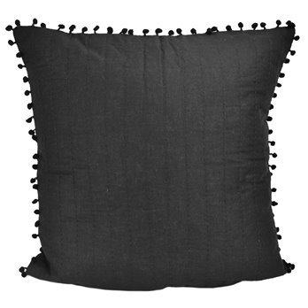 Dawson "Black Pom Pom" Decorative Pillow
