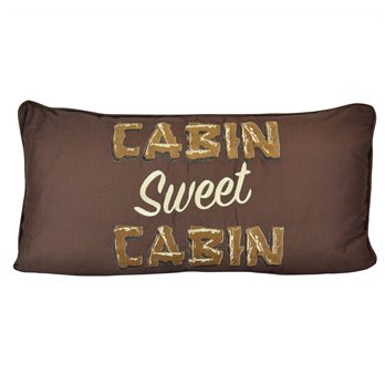 Mountain Stream "Cabin" Decorative Pillow