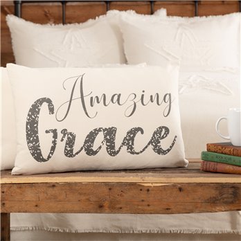 Casement Natural Amazing Grace Pillow 14x22