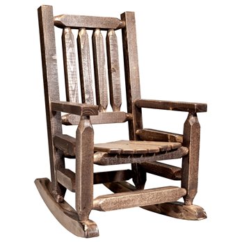Homestead Child's Rocker - Stain & Clear Lacquer Finish