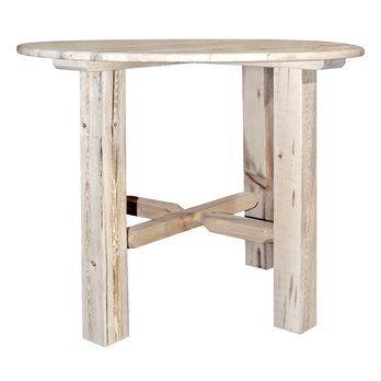 Homestead Counter Height Bistro Table - Clear Lacquer Finish