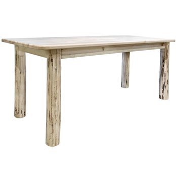Montana 4 Post Dining Table - Clear Lacquer Finish