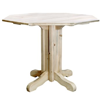 Homestead Counter Height Pub Table - Clear Lacquer Finish
