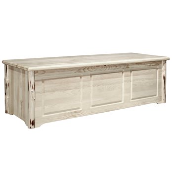 Montana Blanket Chest - Clear Lacquer Finish