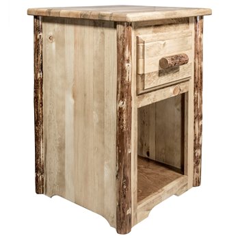 Glacier End Table w/ Drawer