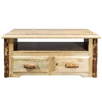 Glacier Two Drawer Sitting Chest/Entertainment Center