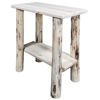Montana Chairside Table - Clear Lacquer Finish