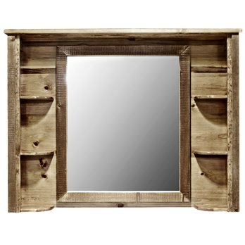 Homestead Deluxe Dresser Mirror - Stain & Clear Lacquer Finish