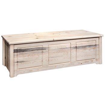 Homestead Blanket Chest - Clear Lacquer Finish