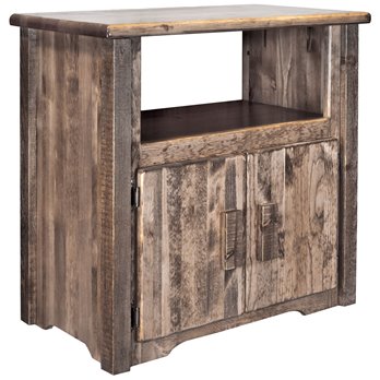 Homestead Utility Stand - Stain & Clear Lacquer Finish