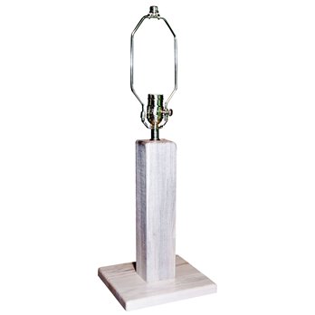 Homestead Table Lamp - Clear Lacquer Finish