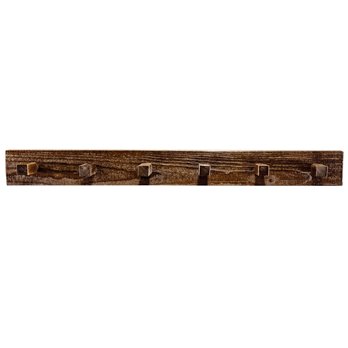 Homestead 4 Foot Coat Rack - Stain & Clear Lacquer Finish