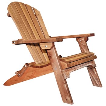 Western Red Cedar Adirondack Chair - Exterior Stain Finish