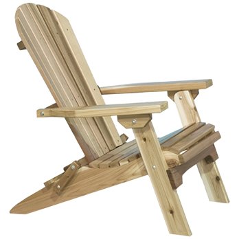 Western Red Cedar Adirondack Chair - Ready to Finish