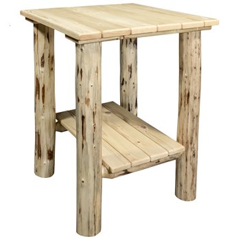 Montana Exterior End Table - Clear Exterior Finish