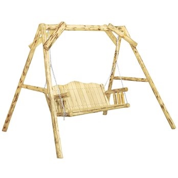 Montana Lawn Swing w/ "A" Frame - Exterior Finish