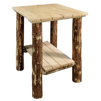 Glacier Exterior End Table - Exterior Stain Finish