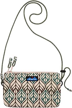 Kavu Forest Deco Dosewallips Double Zip Crossbody Bag