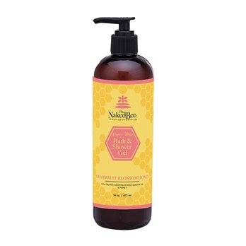 Naked Bee Grapefruit Blossom Honey Velvety Smooth Body Wash 16 oz.