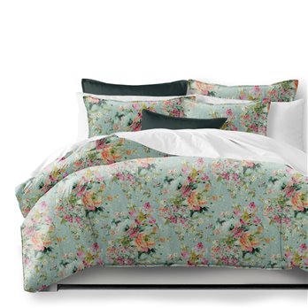 Athena Linen Eggshell Duvet Cover and Pillow Sham(s) Set - Size Queen