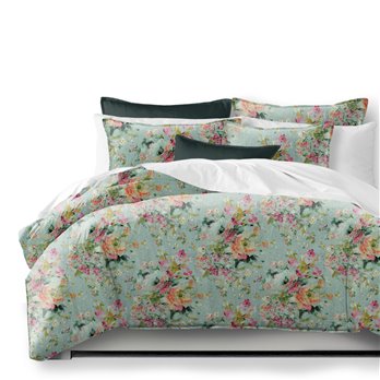 Athena Linen Eggshell Duvet Cover and Pillow Sham(s) Set - Size Full