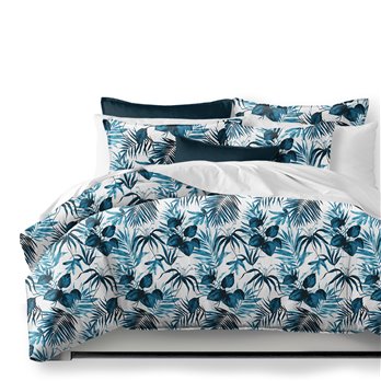 Baybridge Blue Ocean Duvet Cover and Pillow Sham(s) Set - Size Twin