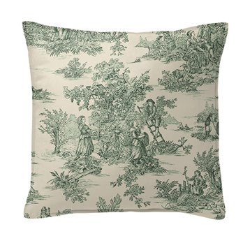 Bouclair Green Decorative Pillow - Size 20" Square
